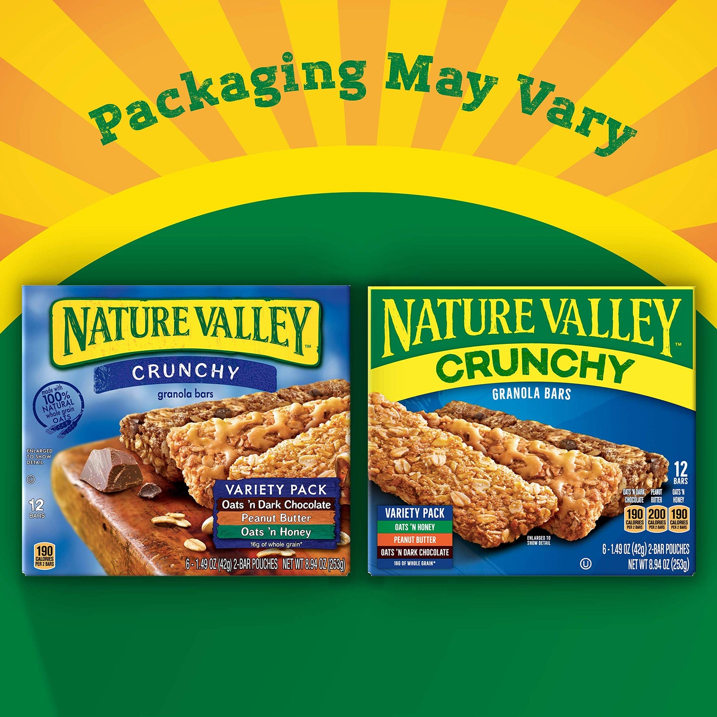 Nature Valley Granola Bars Variety Pack, 12 Bars, 8.94 Oz