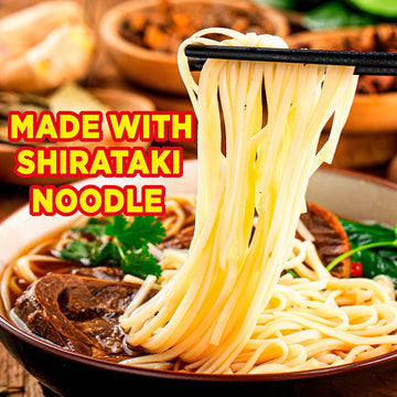 Keto Ramen Noodles (6 Packs) - Low Calorie, Gluten Free Shirataki Noodles For Healthy, Low Carb Meals (5.3 Oz/Pack)