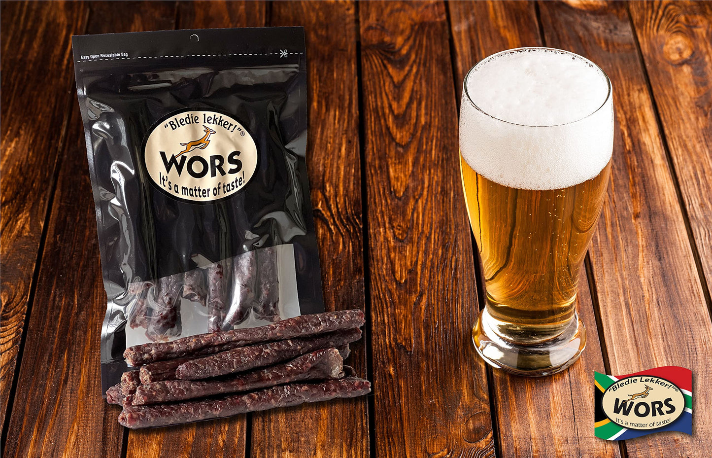 Bledie Lekker Droewors One Pound Resealable Bag - 16Oz