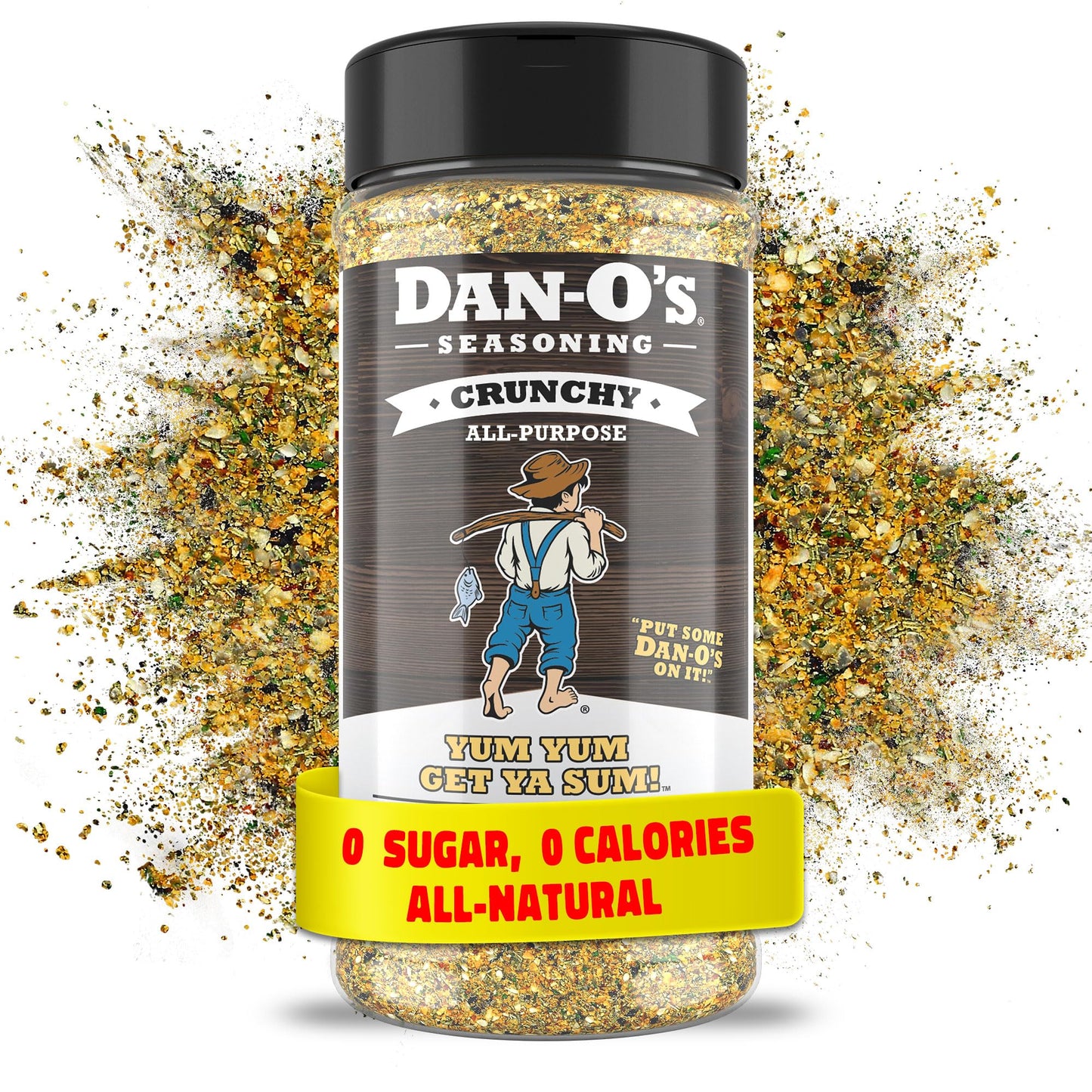 Dan-Os Seasoning Crunchy Medium Bottle 8.9 oz - Flavorful All-Purpose Seasoning
