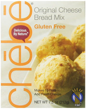 Chebe Bread Original Cheese Bread Mix, Gluten Free, 7.5-Ounce Bags (Pack Of 8)