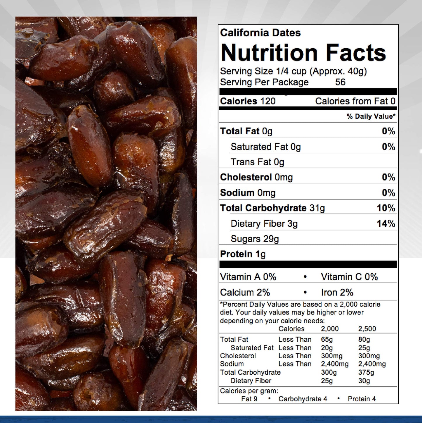 Traina Home Grown California Dried Pitted Dates - Healthy, No Added Sugar, Non Gmo, Kosher Certified, Vegan, Value Size (5 Lbs)