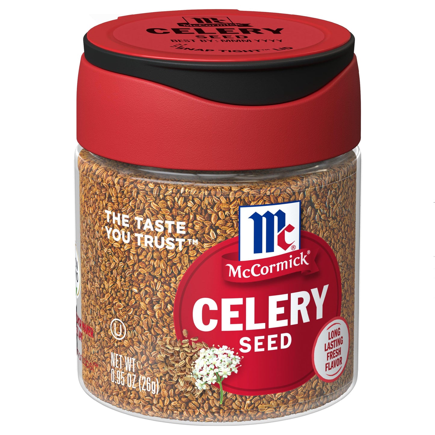 McCormick Celery Seed 0.95 Oz - DCS-1862, Red, Pack of 1, Spice for Cooking
