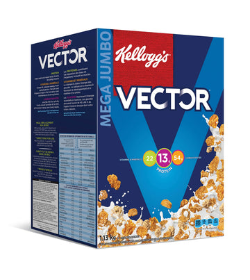 Kelloggs Vector Meal Replacement Cereal, 2.5 lbs, Pack of 1