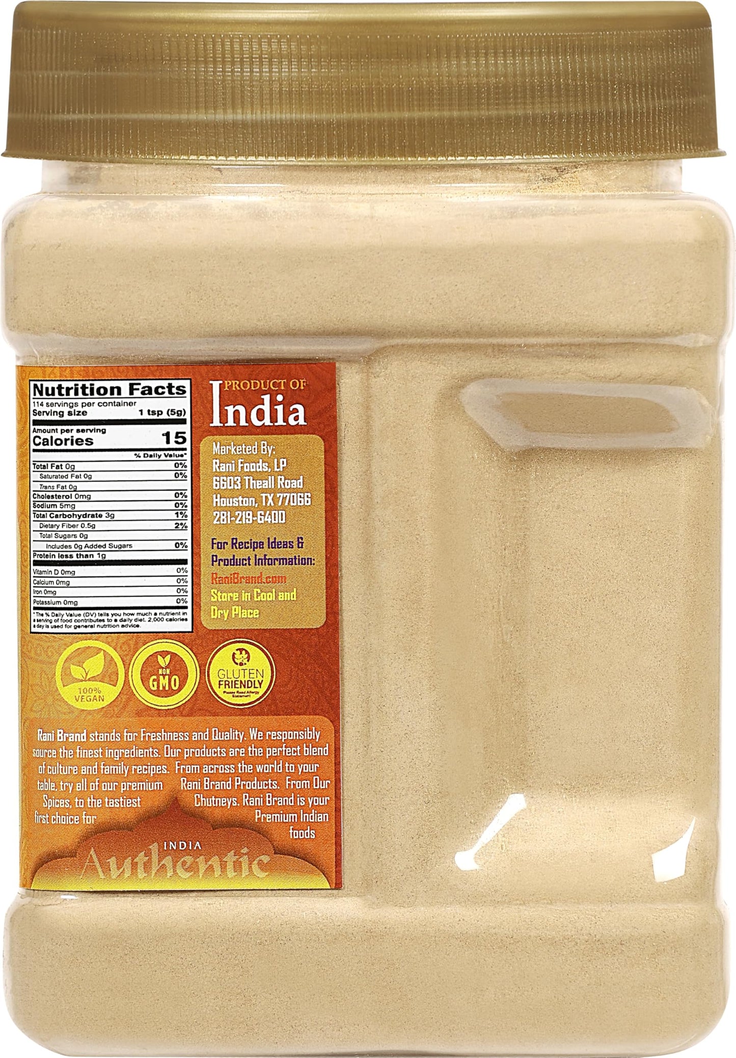Rani Amla Powder (Indian Gooseberry) 20Oz (1.25Lbs) 571G Pet Jar ~ All Natural | No Color | Gluten Friendly | Vegan | Non-Gmo |