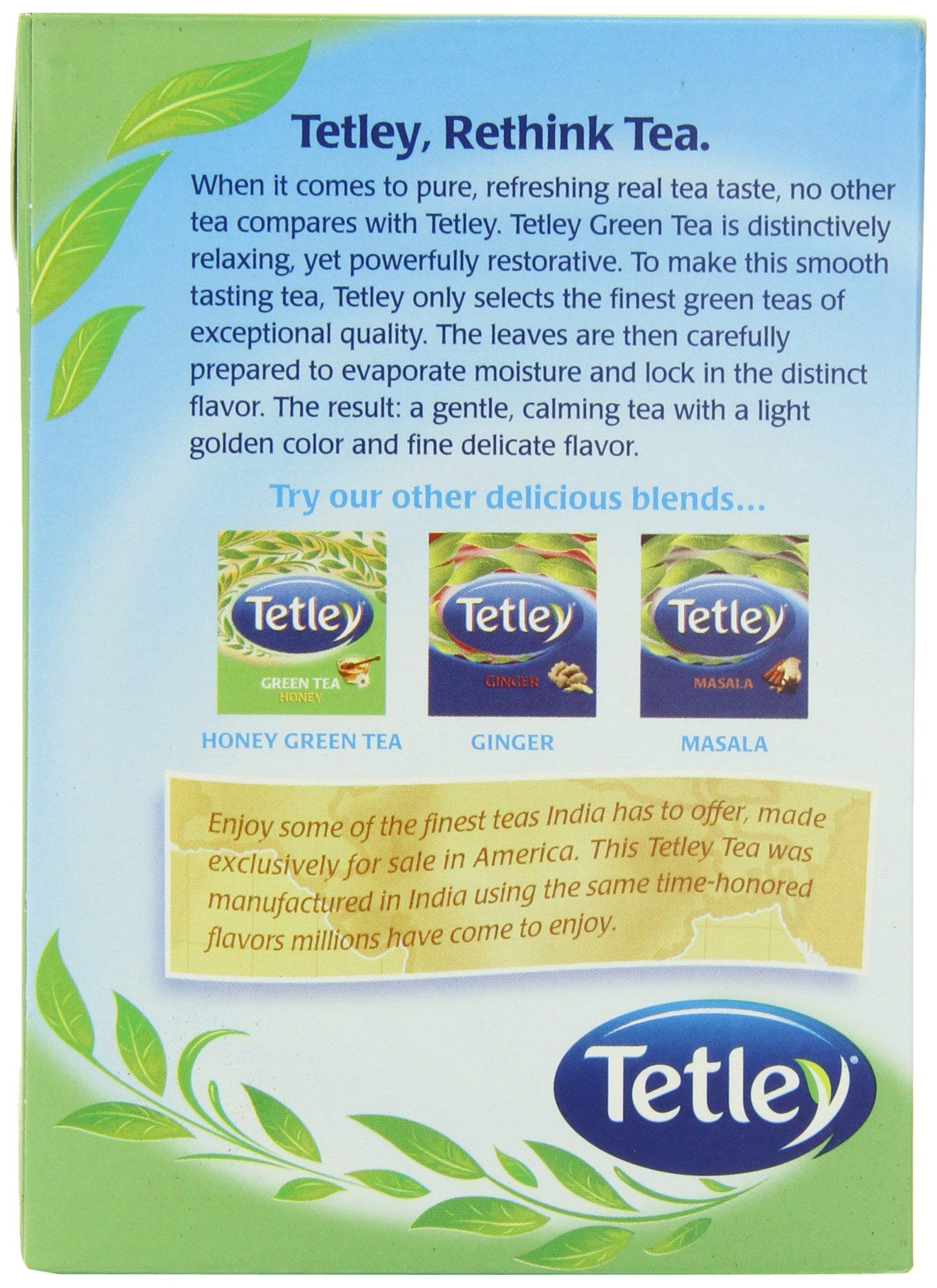 Tetley Green Tea, 72 Tea Bags | Refreshing, Light Flavor, Natural Ingredients | Ethical Sourcing