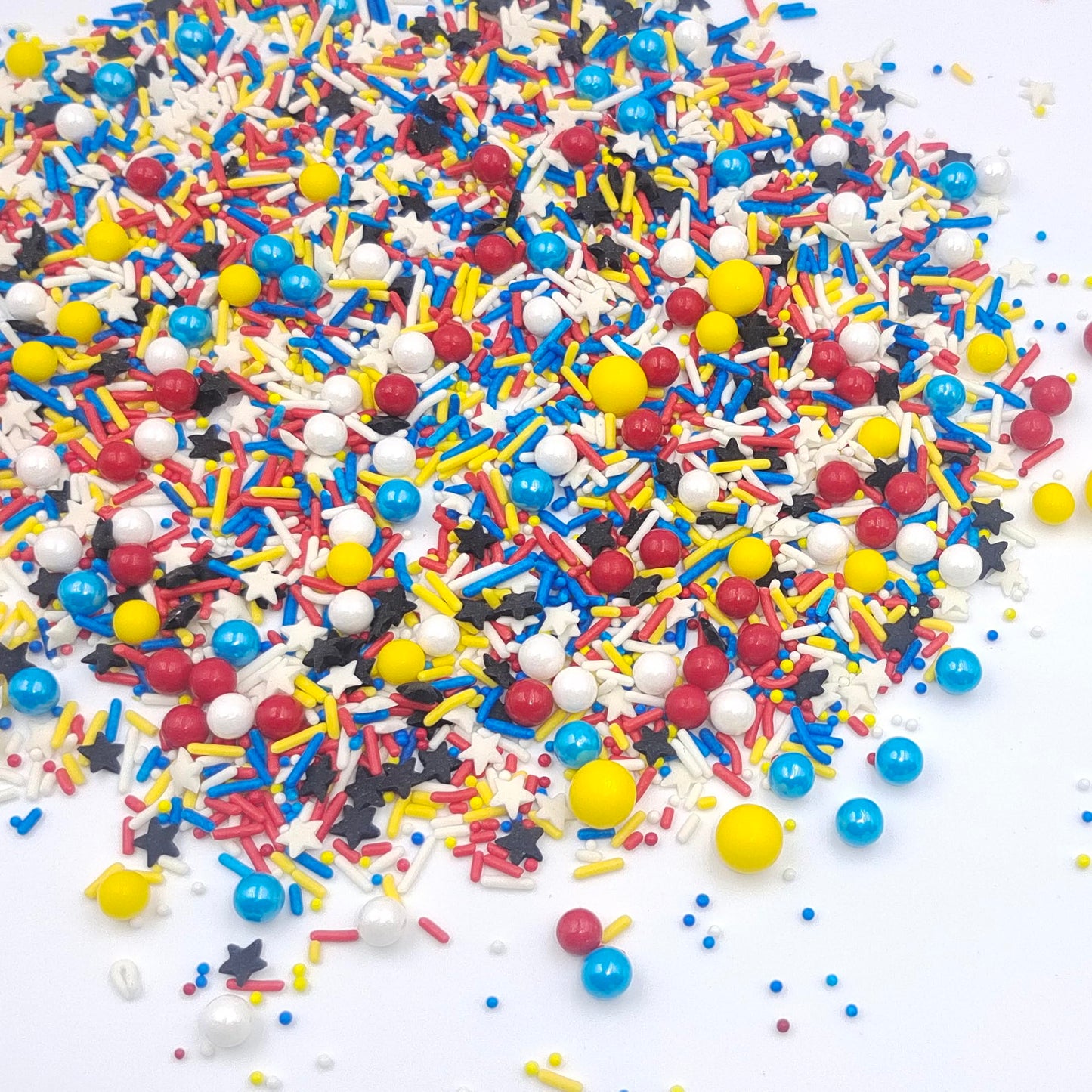 Sentovac Cake Sprinkles For Decorating | Edible Cupcake Sprinkles 1 Bottle 3.53Oz/ 100G | Colorful Sugar Sprinkles Rainbow Sprin