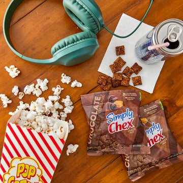 Simply Chex Mix, Chocolate Caramel, 1.03 Oz, (Pack Of 60)