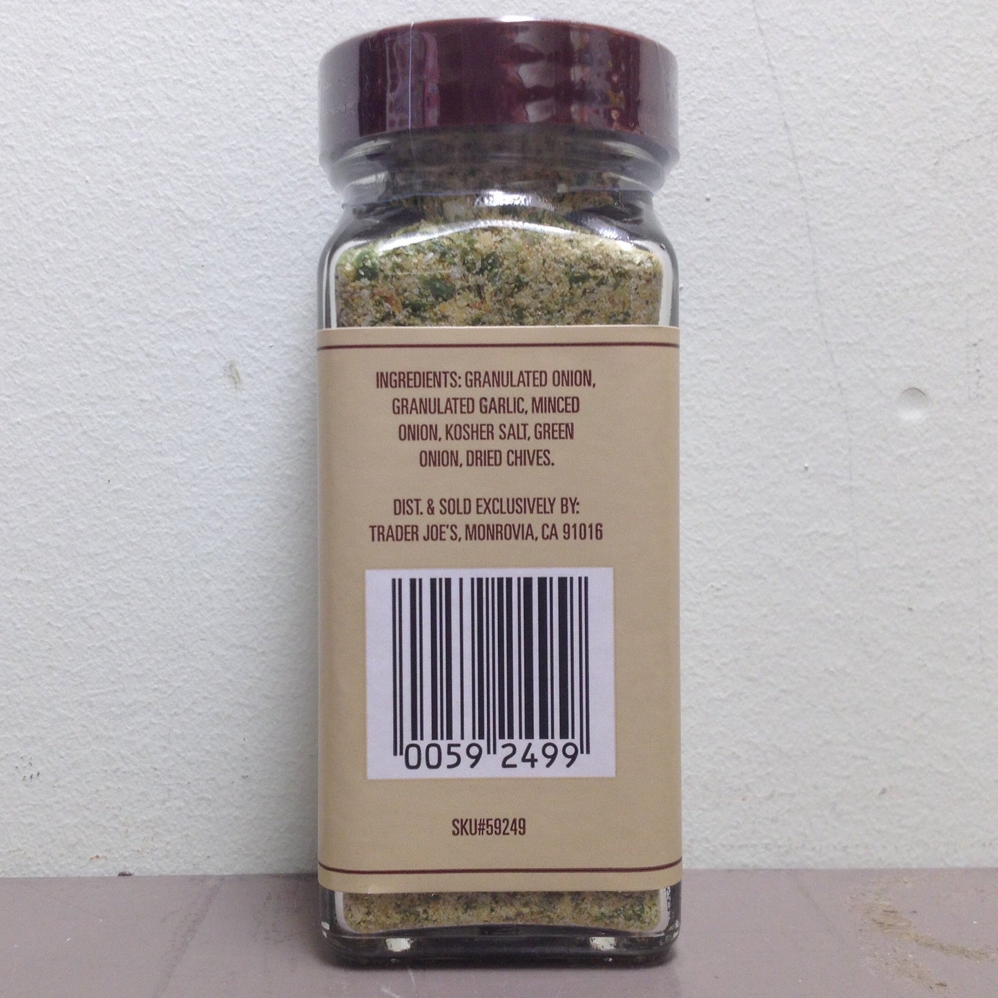 Trader Joes Onion Salt (Pack of 2)