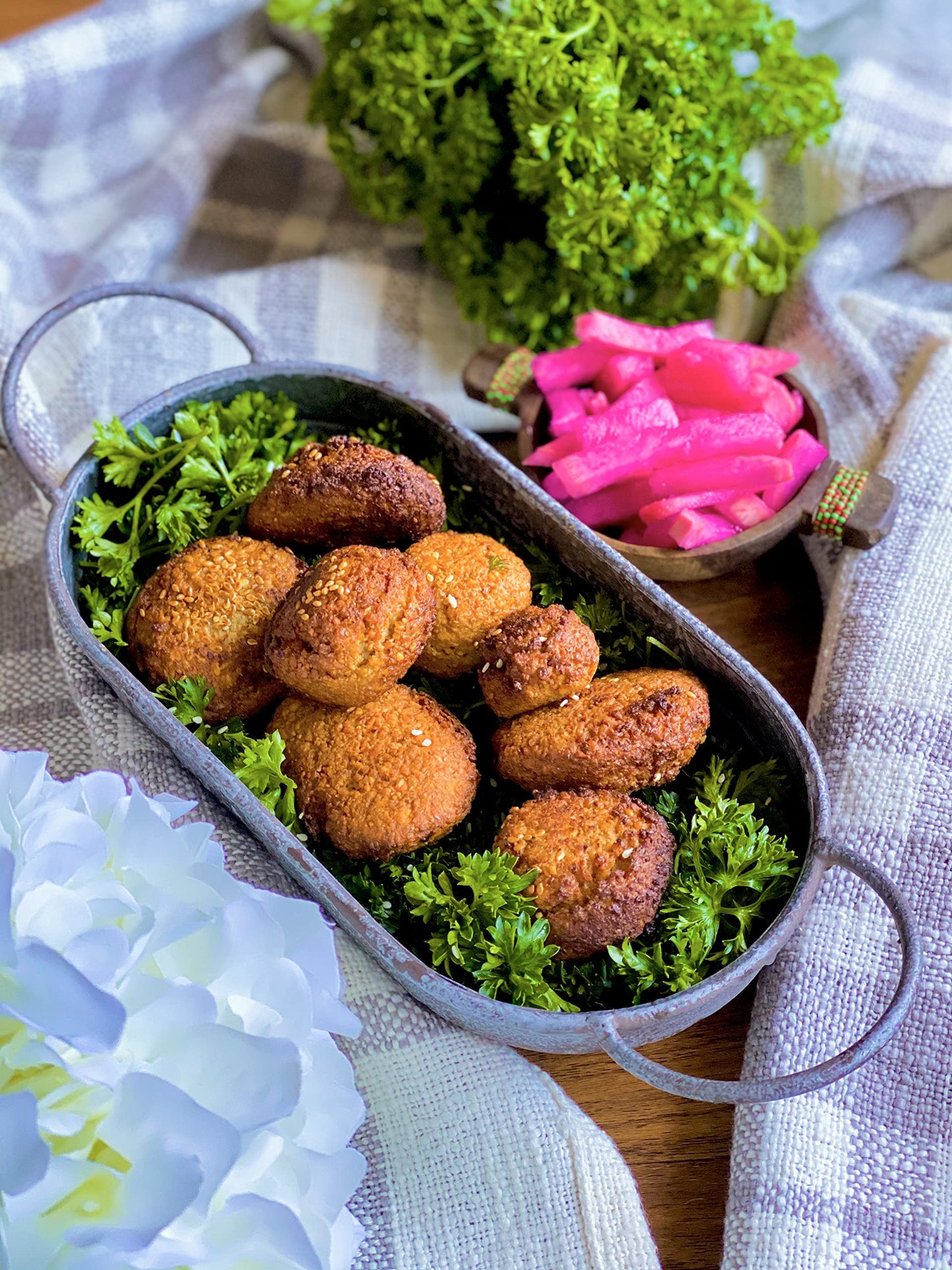 Tazah Falafel Mix 7Oz (200G) Delicious Vegetarian Crunch Patties Powder Mix Lebanese Recipe