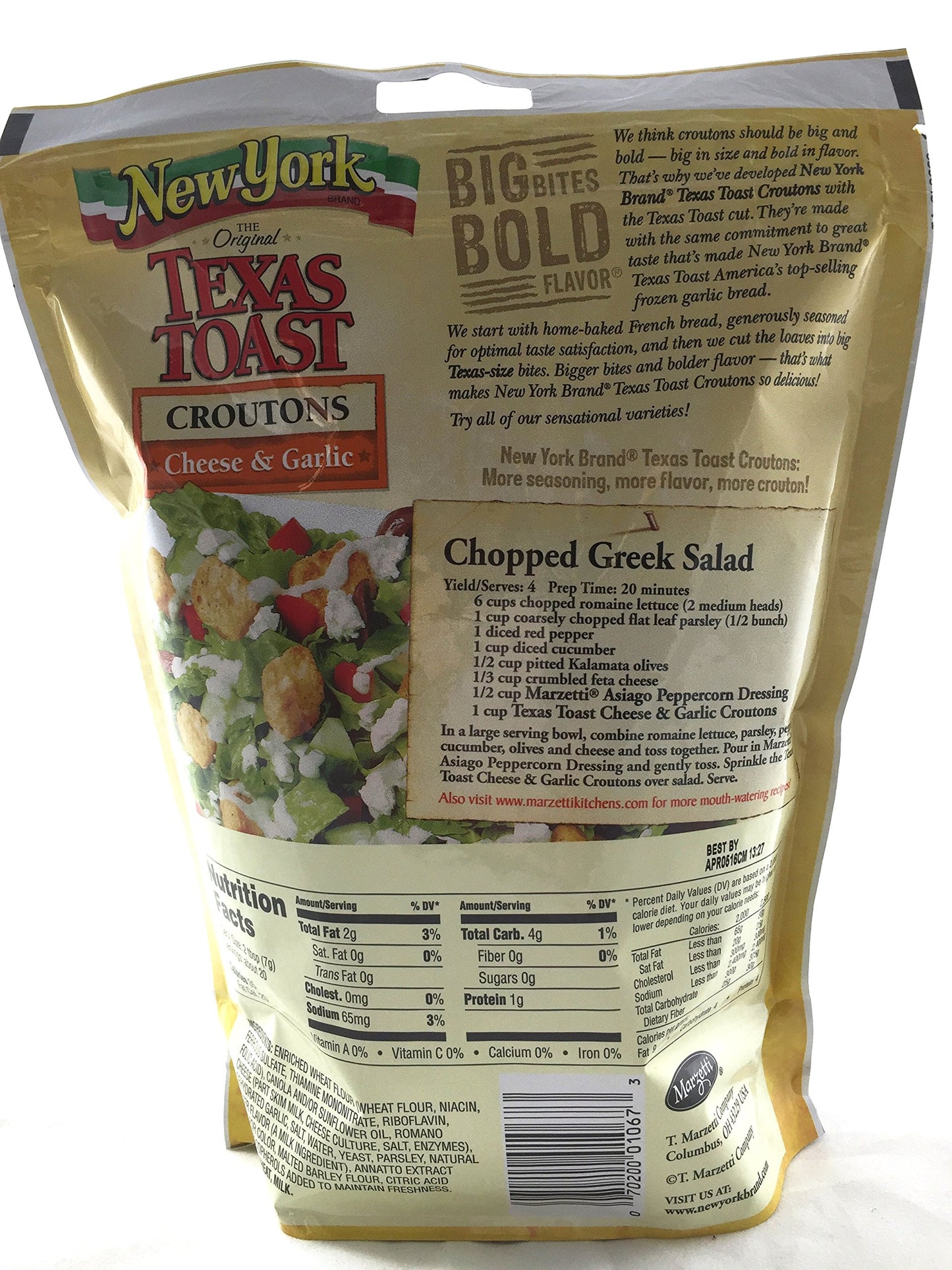 Texas Toast Croutons: Cheese & Garlic, Garlic & Butter
