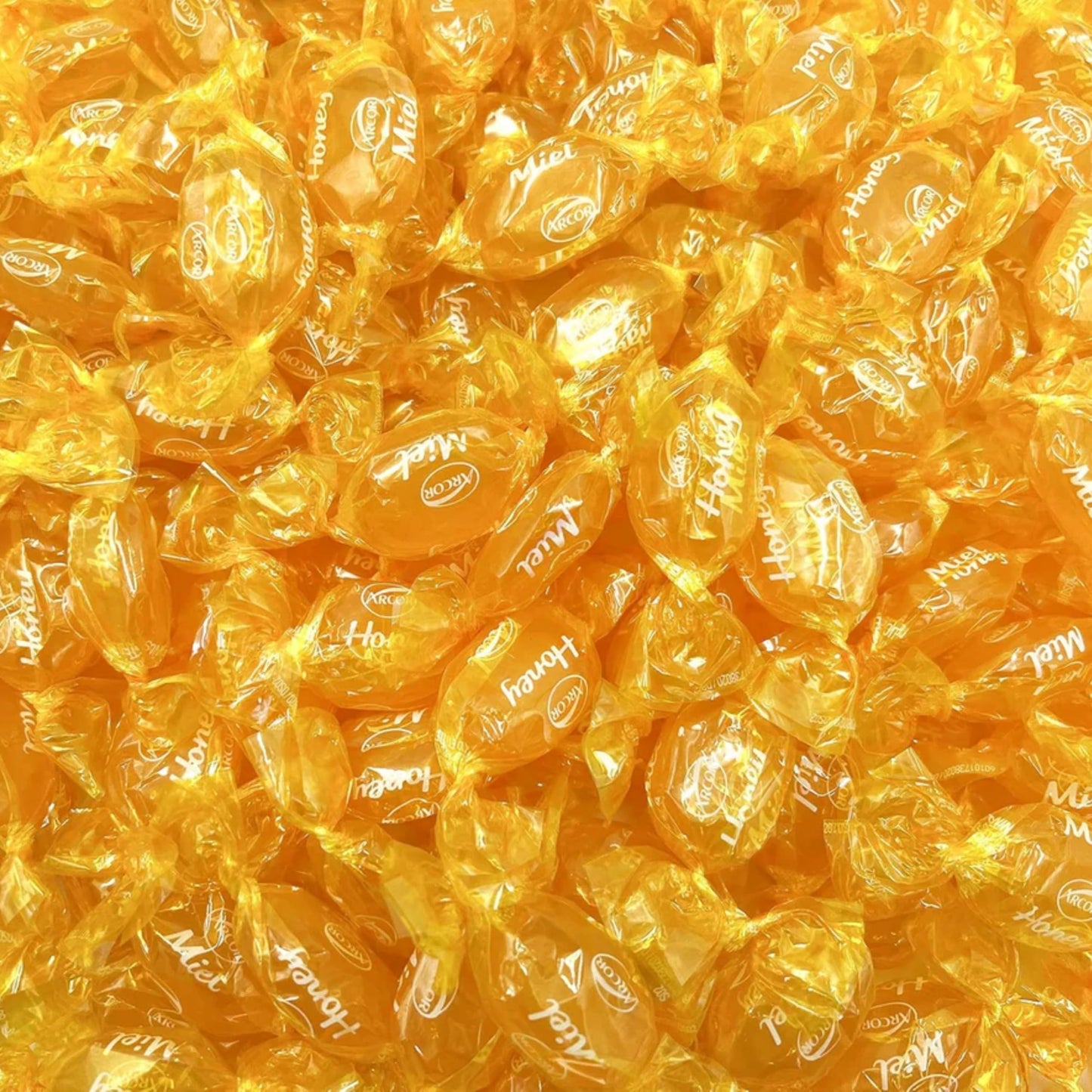 Assortit Holiday Honey Filled Hard Candy - Classic Bon Bons, 1 lb, Gold, Individually Wrapped