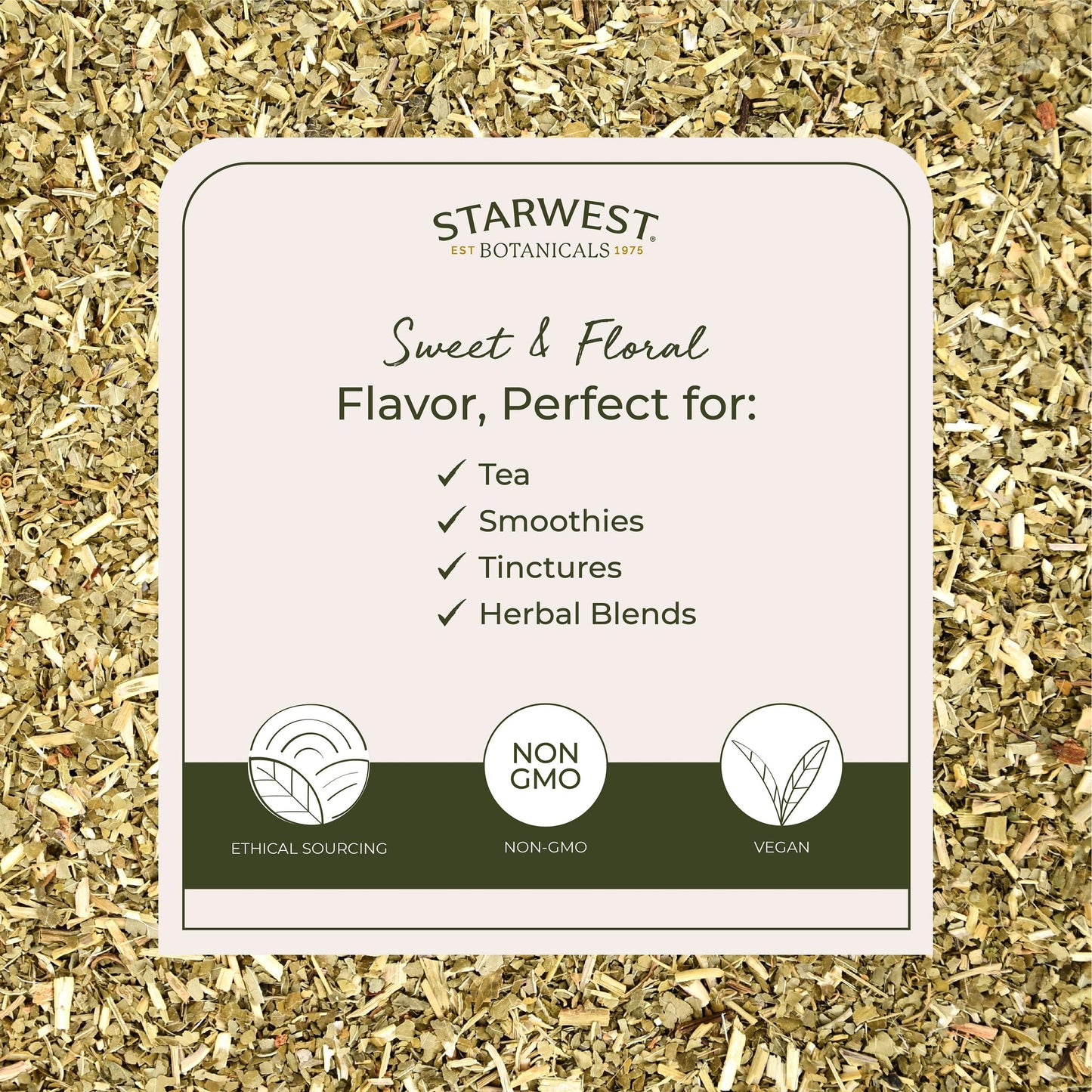 Starwest Botanicals Organic Passion Flower Herb Loose Leaf Tea - 4 Ounce Bag