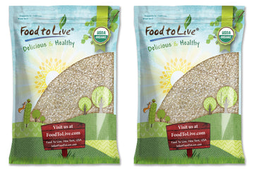 Food to Live Organic White Quinoa Flakes, 14 Pounds - Non-GMO Pressed Quinoa Seeds, Vegan, Kosher, Bulk, High in Protein, Ribofl