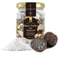 Gourmanity Black Truffle Salt, Coarse Mediterranean Sea Salt with Truffle Flakes, 5oz Jar, Product of Italy
