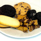Gifts of Gourmet Hand-Crafted 22 Piece Chocolate Gift Basket - Gourmet Chocolates, Cookies, Crunches - Standard Size - Clear