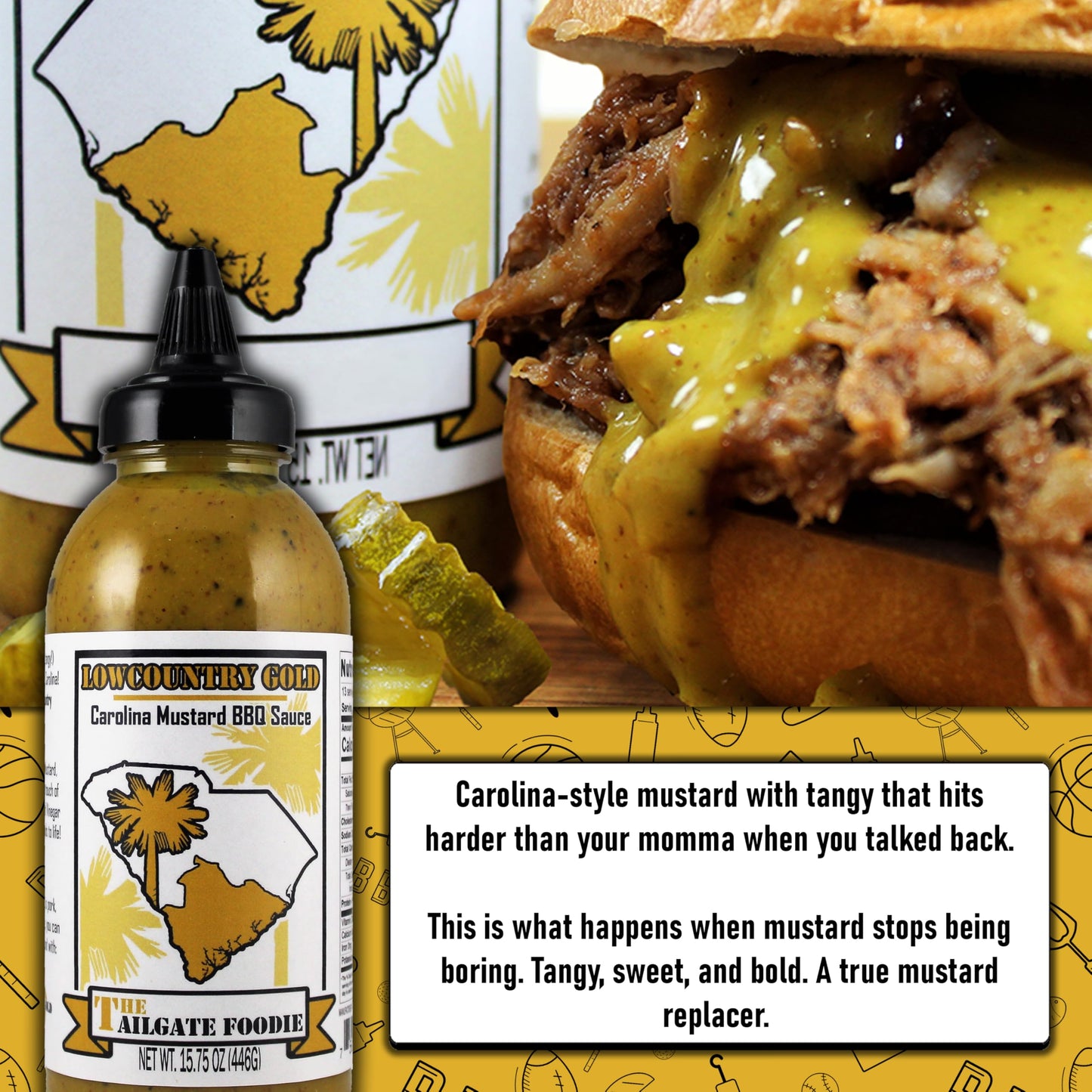 The Pig Pen Seasoning And Bbq Sauce Pack | 3-Pack Gift Box | Lowcountry Gold, Heat Check, Kc Combo | 2 Seasonings And 1 Barbecue Sauce | *Great Gift For Christmas, Fathers Day, Bachelor Gifts, Birthdays, And Anniversarys
