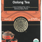 Organic Oolong Tea, 18 Bleach-Free Tea Bags - Rich in Vitamins and Minerals and a Natural Source of Antioxidants, No GMOs
