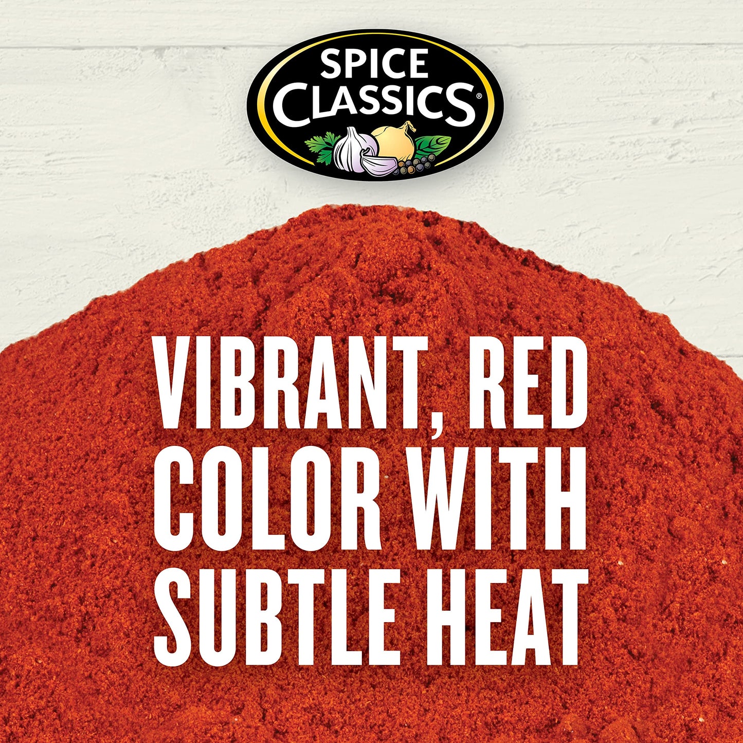 Spice Classics Paprika Powder, 4.5 lb Container, Ideal for Garnishing and Flavoring, Paprika Color