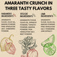 Amaranth Flour Baked Sticks With Olive Oil (Low Sodium). Extra Crunchy Grain Free Vegan Snack. Plant Based Protein (Variety Snac