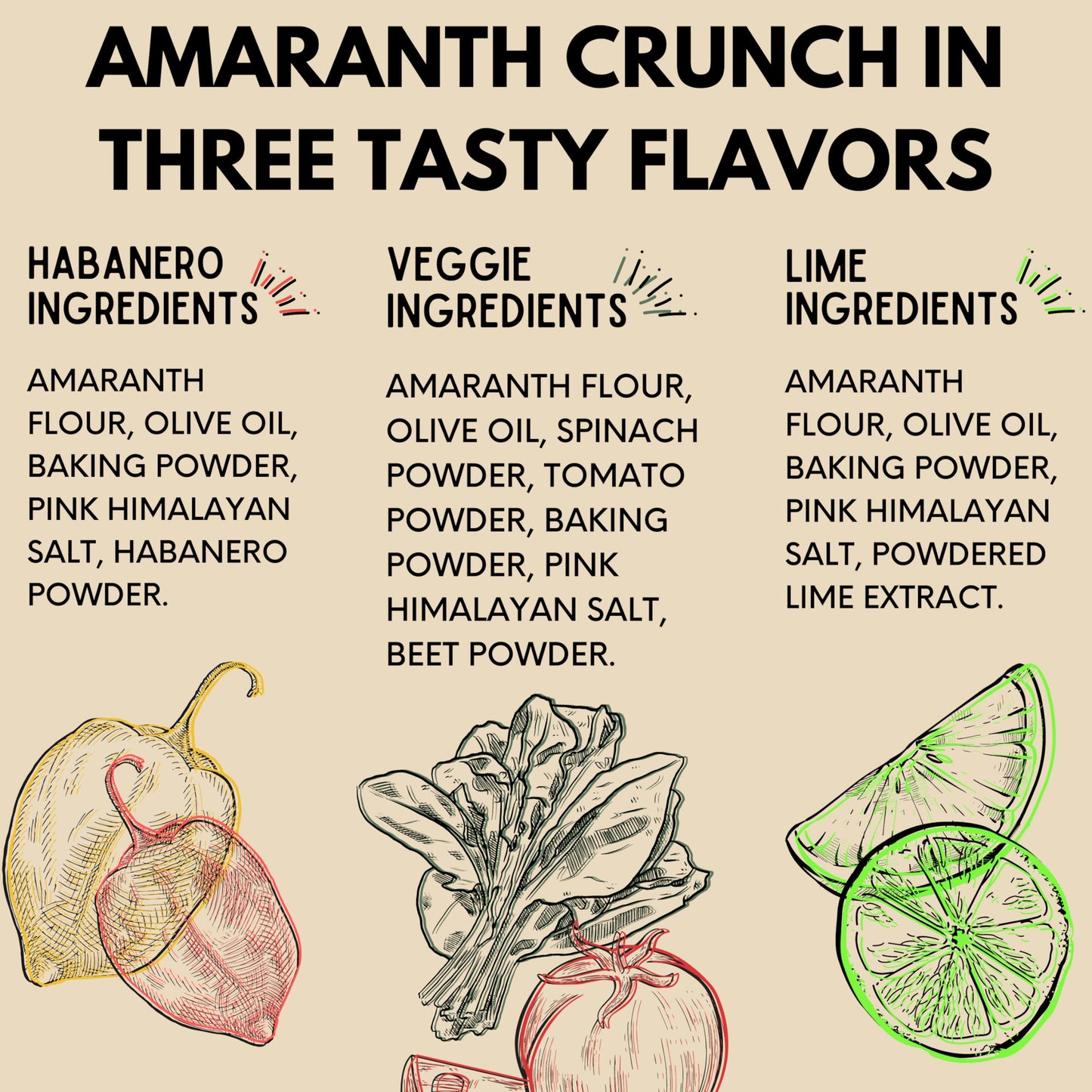 Amaranth Flour Baked Sticks With Olive Oil (Low Sodium). Extra Crunchy Grain Free Vegan Snack. Plant Based Protein (Variety Snac