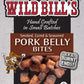 Wild Bills Pork Belly Bites - 3 Ounce Pack (3 count) - Delicious Snack