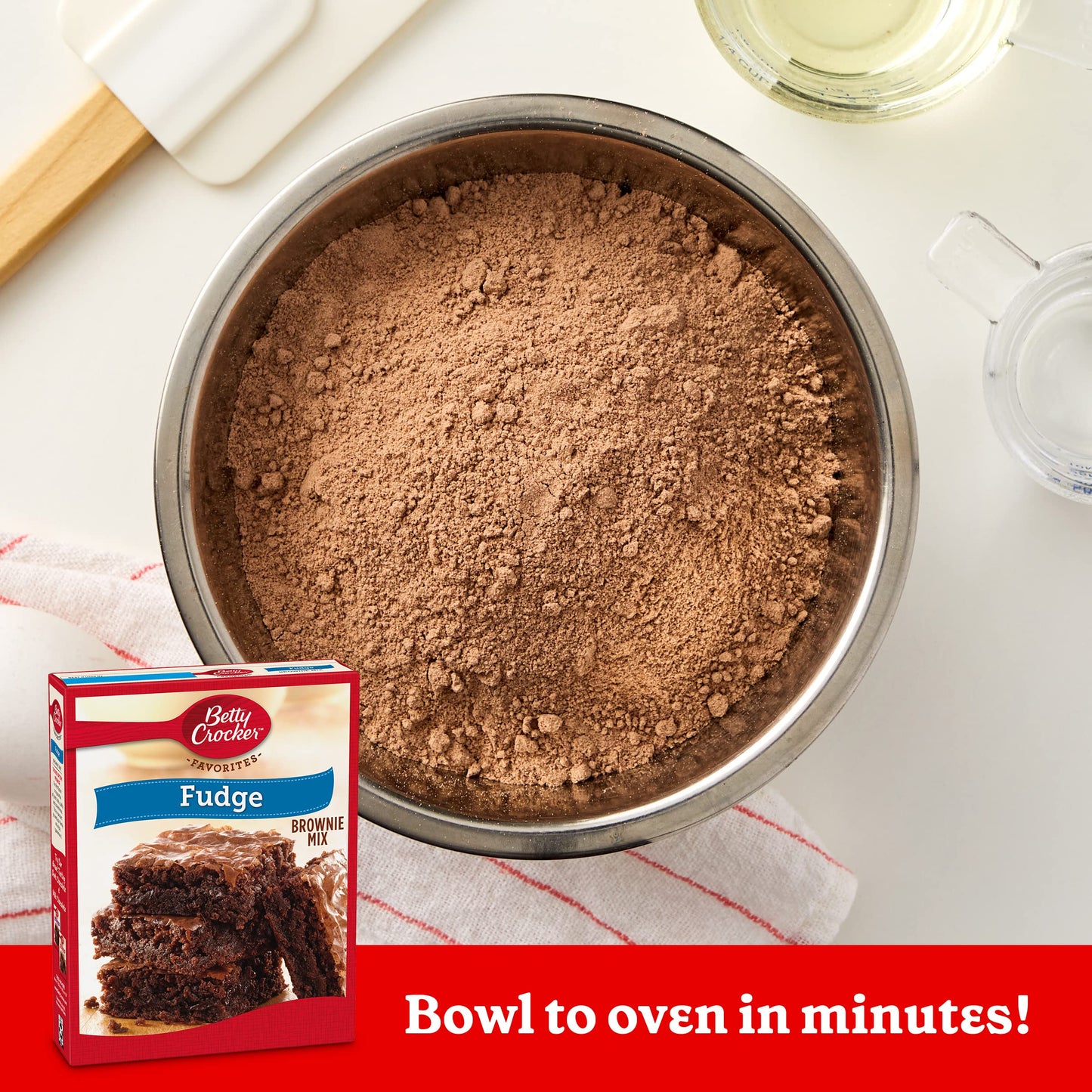 Betty Crocker Fudge Brownie Mix, Family Size, 18.3 oz