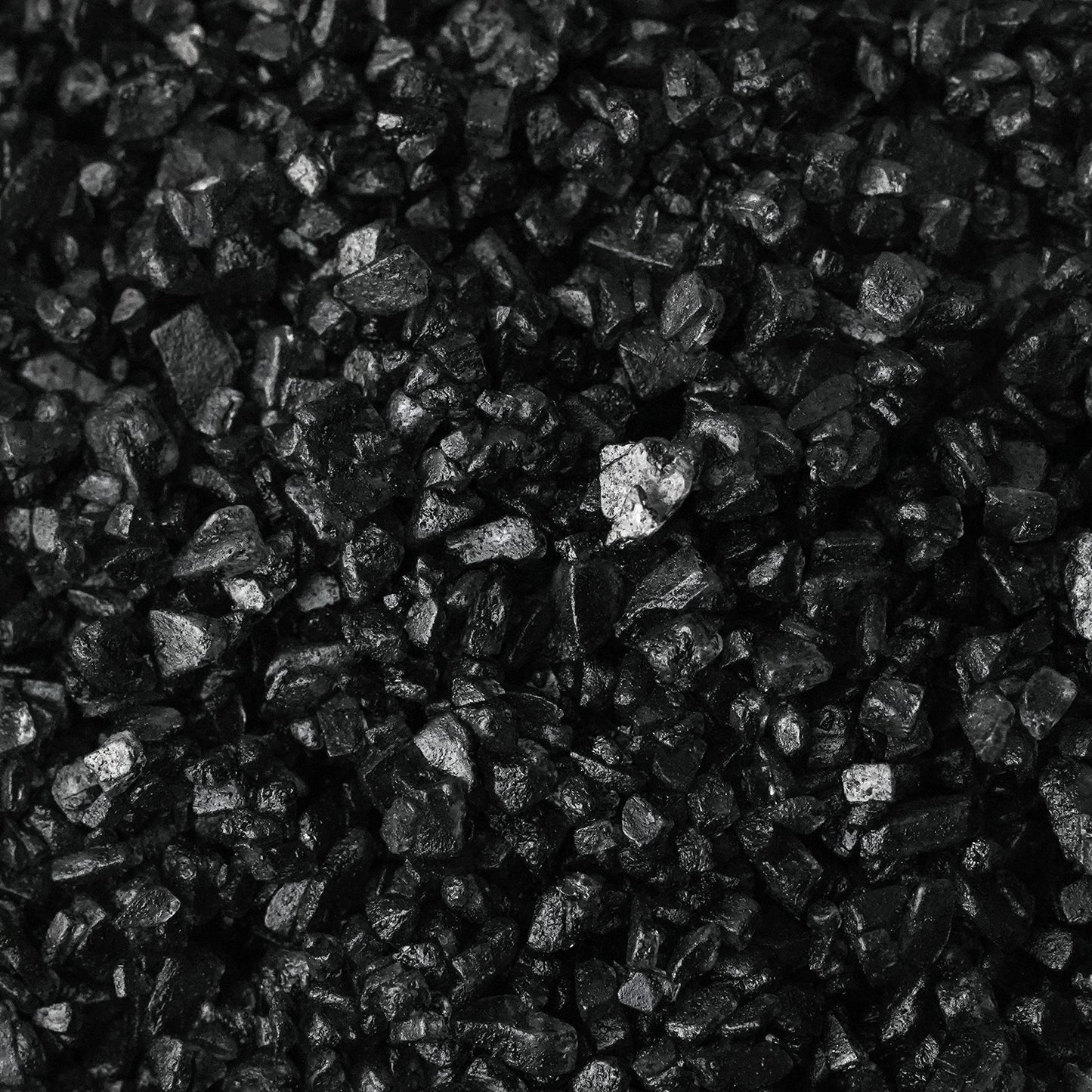 MARKYS Hawaiian Black Lava Sea Salt Medium Coarse - 16 Ounce - Black