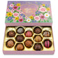 Empire Delights Mothers Day Chocolate Gift Box - 12 Assorted Milk & Dark Truffles - 6 oz Gourmet Treats for Mom, Wife, Grandma