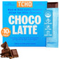 TCHO Choco Latte 47% Oat Milk Chocolate Bars (10 pack) | Plant Based, Organic & Fair Trade, | Non GMO, Non-Dairy, Vegan Chocolat