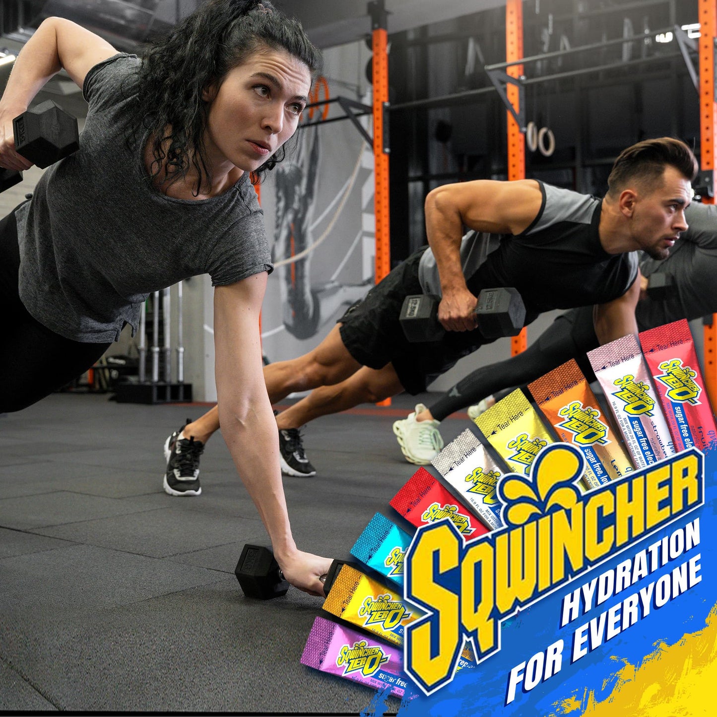 Sqwincher Zero 10 Flavor Qwik Stik Assorted Sugar-Free Electrolyte Powdered Beverage Mix, Sqwincher Zero Varrity Pack Of 30