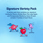 Health-Ade Signature Variety Pack Kombucha Tea, Organic Drink With Living Probiotics, Detoxifying Acids, Supports Gut Health, No