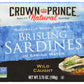 Crown Prince Brisling Sardines in Water, 3.75 oz - Pack of 1