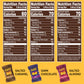 AWAKE - Caffeinated Chocolate Bites - Dark Chocolate Variety Pack (3 Flavors)  50 Bites - Dark  Salted Almond  & Salted Caramel - 50mg Caffeine - Coffee Alternative - Fairtrade  Gluten Free - 0.48oz