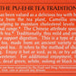 Cholesterid Puerh Tea