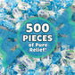 Arcor Crystal Mints Hard Candy - 5 Pounds Approx 500 Pieces - Blue Crystal Mints Hard Candy - Bulk Candy, Individually Wrapped C