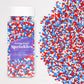 Cobakey Patriotic Sprinkles For Baking, 4Th Of July Sprinkles For Cupcakes, Red White And Blue Nonpareils Candy Perfect For Inde