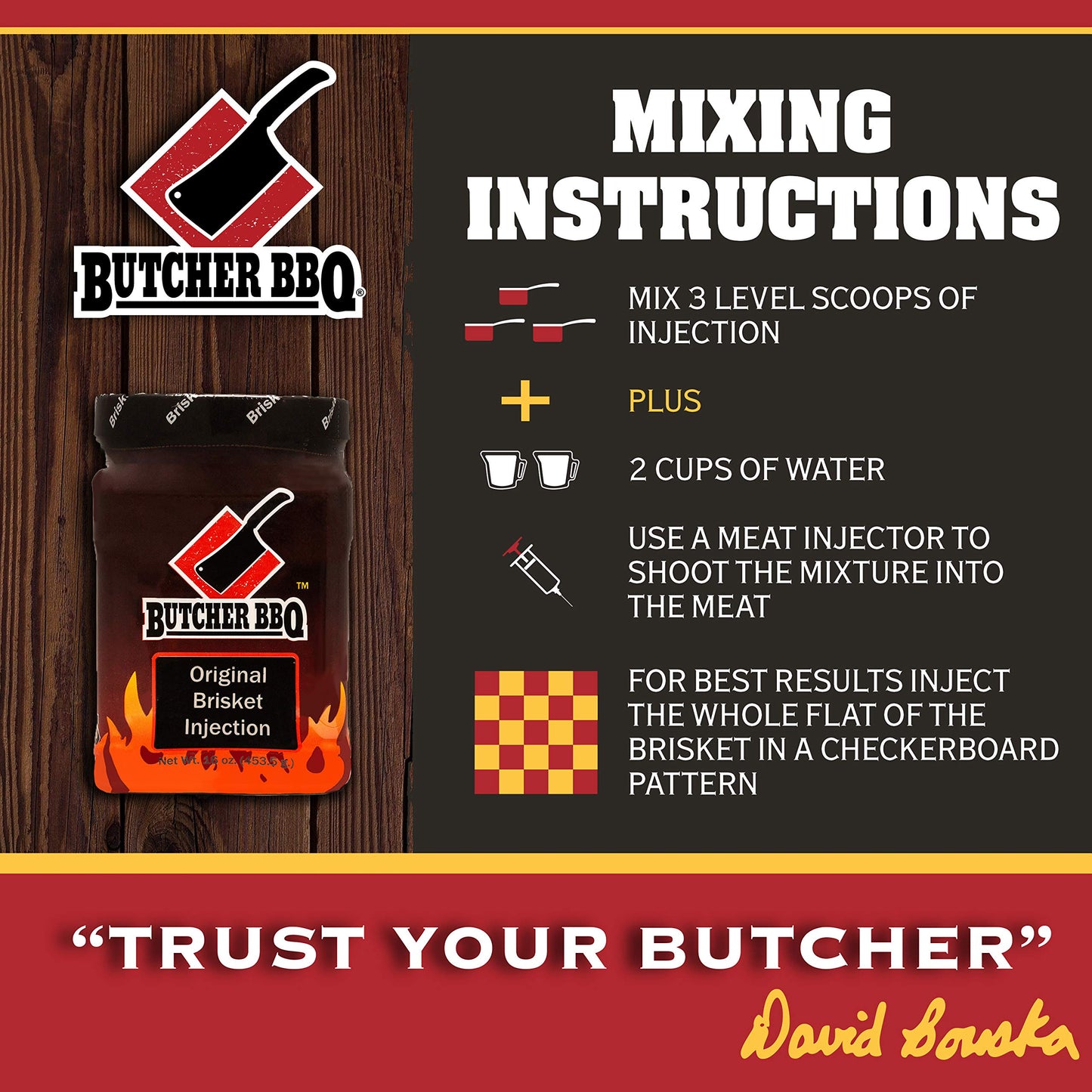 Butcher BBQ Original Brisket Injection for All Kind of Meat 1 Pound