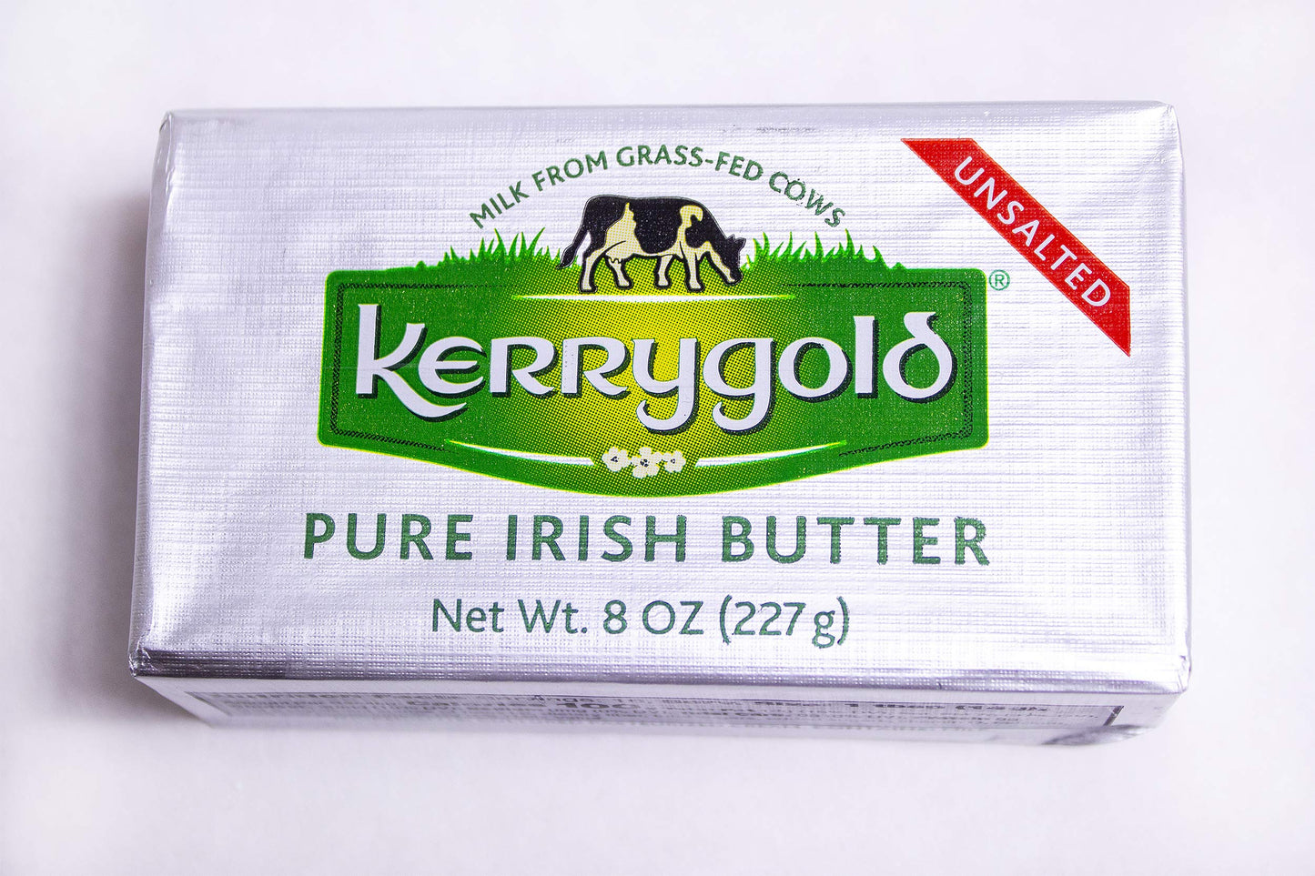 Kerrygold Unsalted Butter, 8 Oz Foil Pack (Pack of 20)