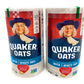 Quaker Oats Quick 1-Minute Oatmeal, Breakfast Cereal, 18oz Canisters (2-Packs)
