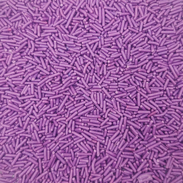 Sentovac Edible Purple Jimmies Sprinkles for Cake Decorating | Cupcake and Ice Cream Toppers Cake Decorations | Soft Jimmies Spr