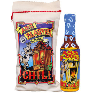 ASS BLASTER Gourmet Hot Sauce Gift Set - Ultimate Habanero for Spicy Food Lovers