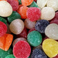 Assorted Sugar Sanded Fruit Juju Gum Drops - 1 Lb Of Fresh Delicious Bright Chewy Lemon Lime Orange Cherry Pineapple Grape Bulk