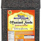 Rani Black Mustard Seeds Whole Spice (Kali Rai) 80Oz (5Lbs) 2.27Kg Bulk Pet Jar ~ All Natural | Gluten Friendly | Non-Gmo | Vega