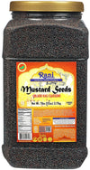 Rani Black Mustard Seeds Whole Spice, Non-GMO, Vegan, 80oz (5lbs) Bulk PET Jar, Gluten Friendly, Indian Origin
