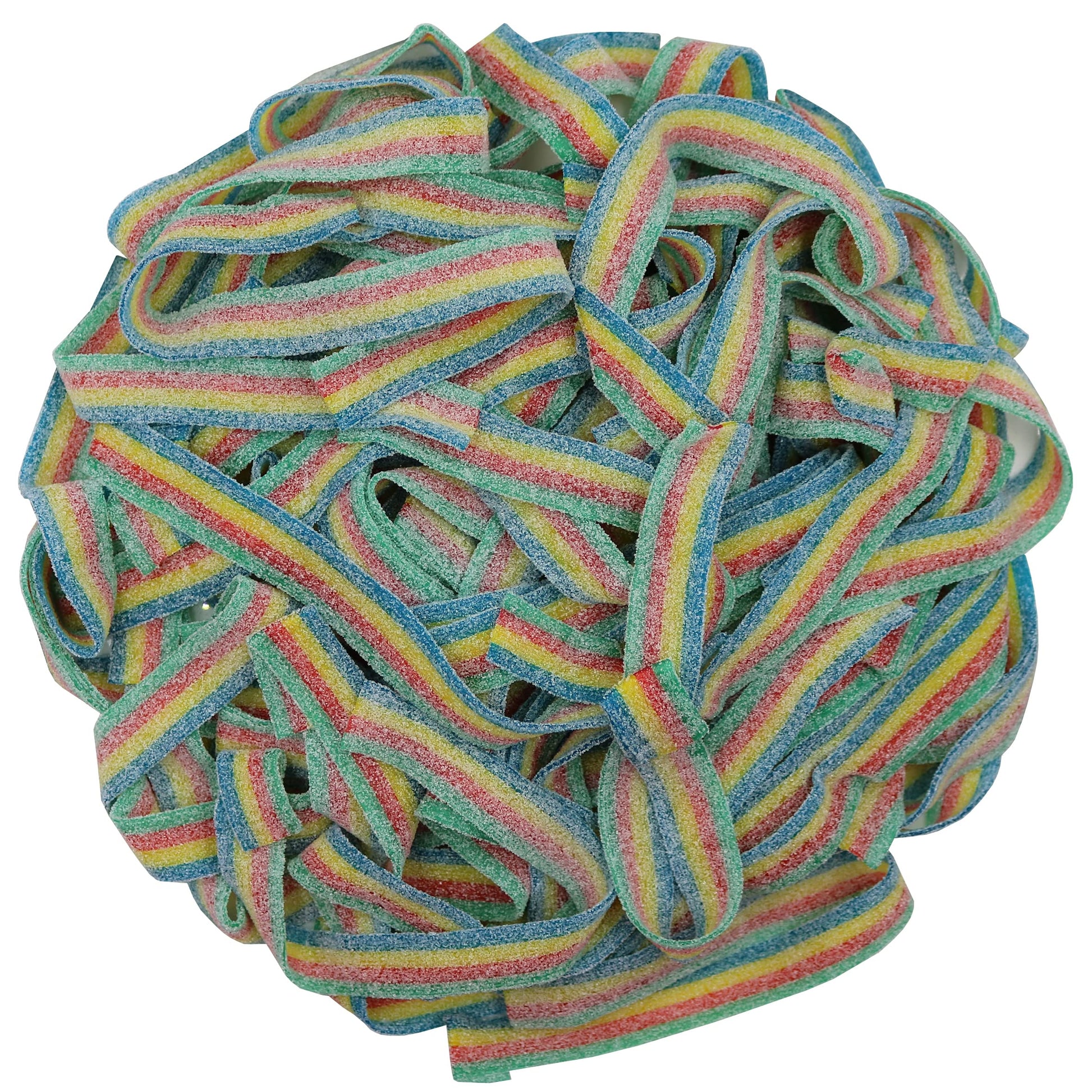 Variety Color Sour Gummy Belts (Rainbow, 6.6 LB)