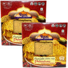 Rani Pappadums (Indian Lentil Wafer Snack) Punjabi Papad - Extra Hot, 7oz (200g) Approximately 15pc, 7 inches, Pack of 2 ~ All N