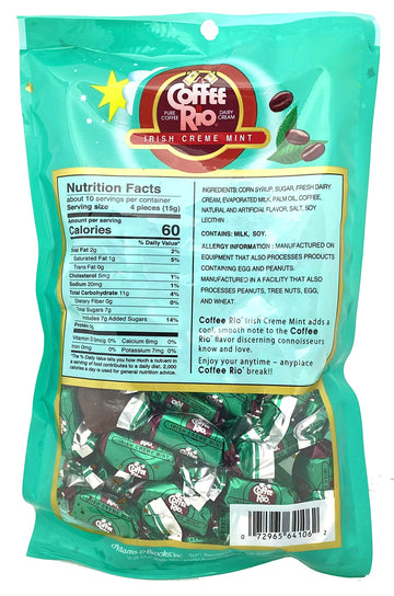 Adams & Brooks Coffee Rio Coffee Candy Pack Of 3 - Coffee Caramels 5.5 Ounces - Made With Real Coffee And Cream, Kosher Candy (I