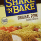 Shake 'N Bake ORIGINAL PORK Seasoned Coating Mix 5oz. (3 Boxes)