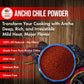 Amazing Chiles & Spices Ancho Chile Pepper Powder - Mild to Medium Heat, Sweet & Smoky Flavor, 4oz